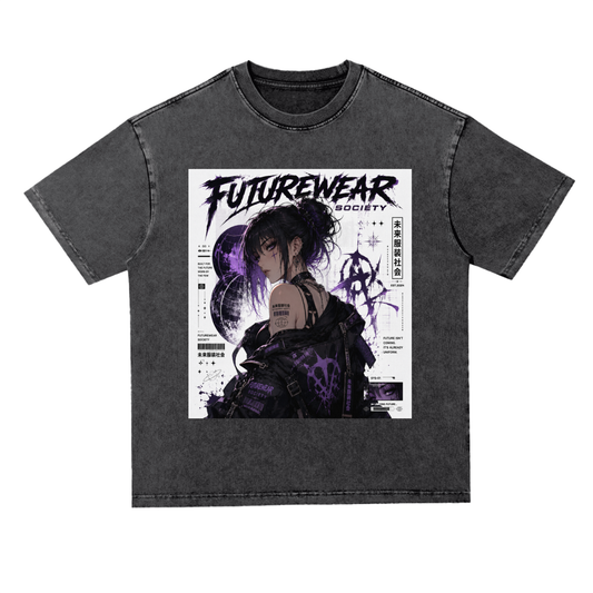 Snow Washed Heavyweight Oversize T-Shirt