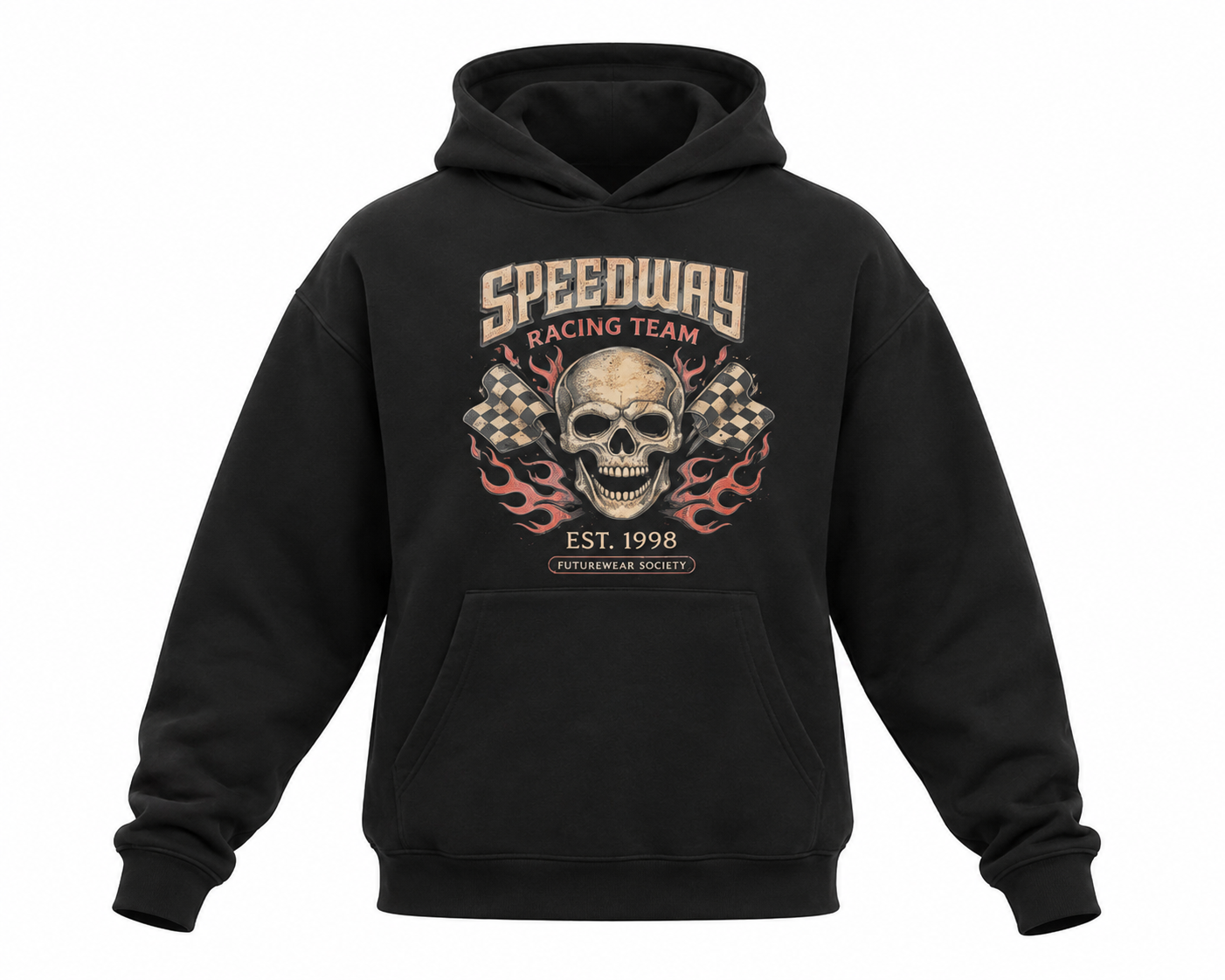 speedway racing team  heavyweight hoodie