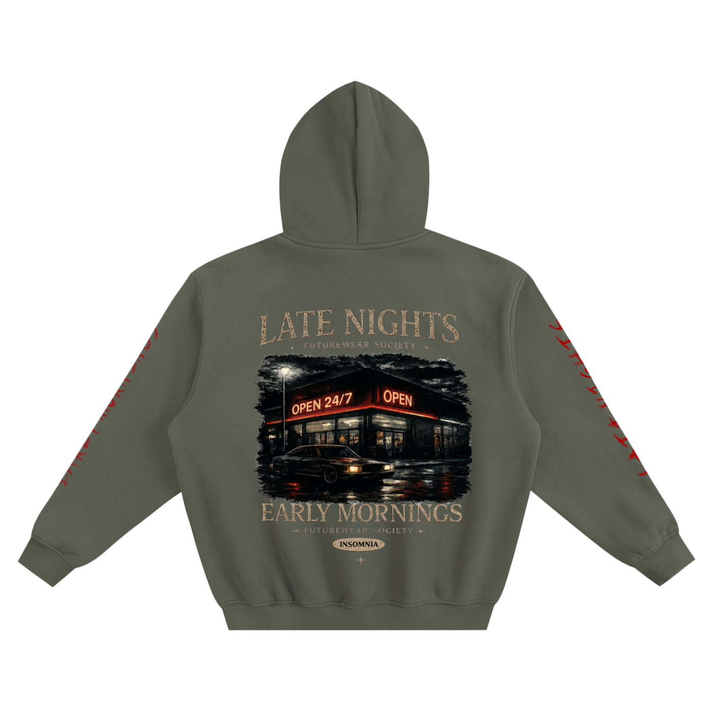 Fleeced Boxy Hoodie