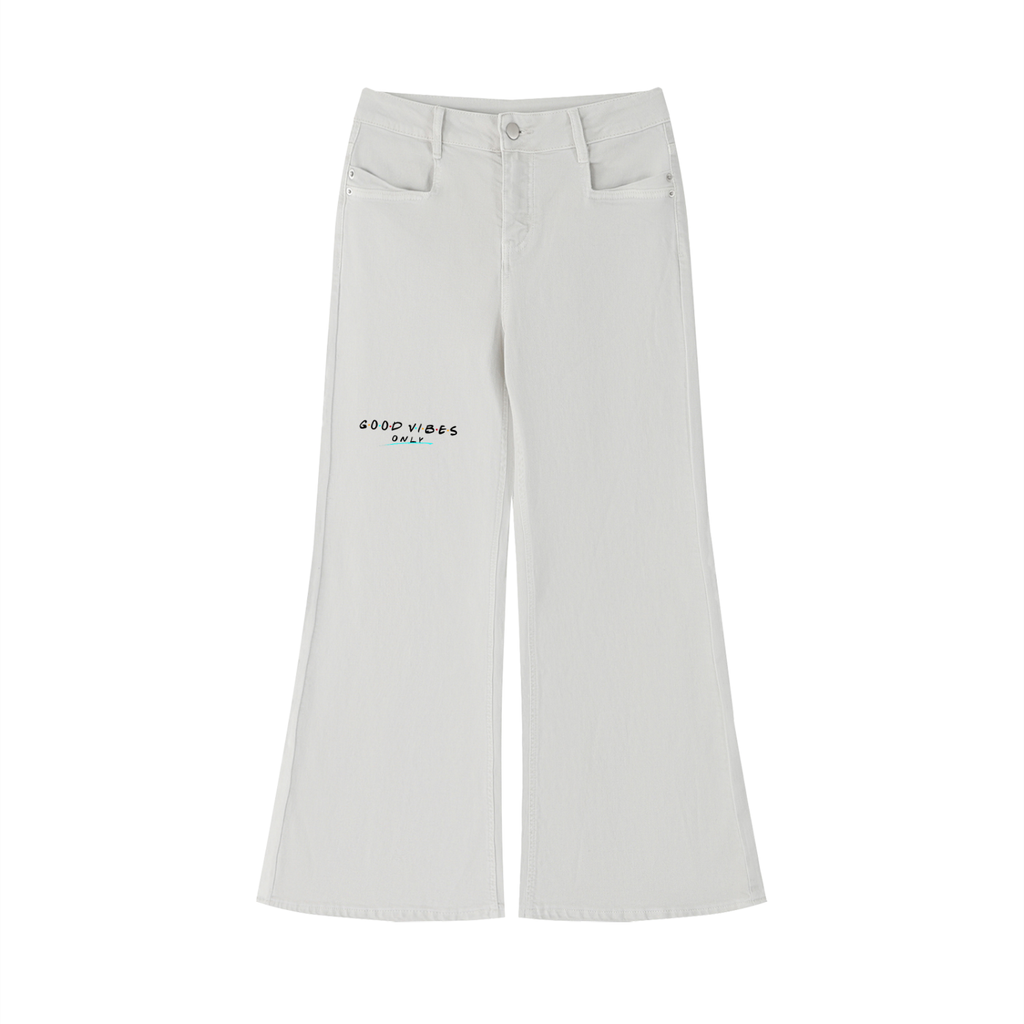Women's Vintage Wash Flared Leg Jeans
