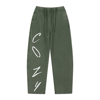 Unisex Vintage Wash Loose Sweatpants
