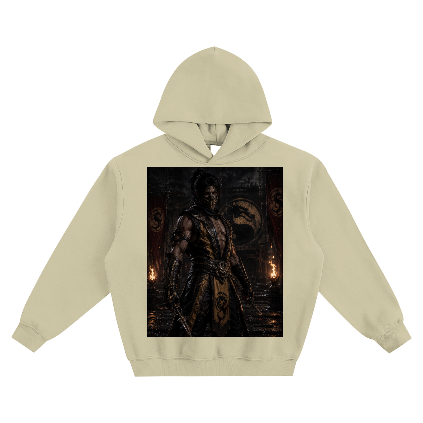 Fleeced Boxy Hoodie