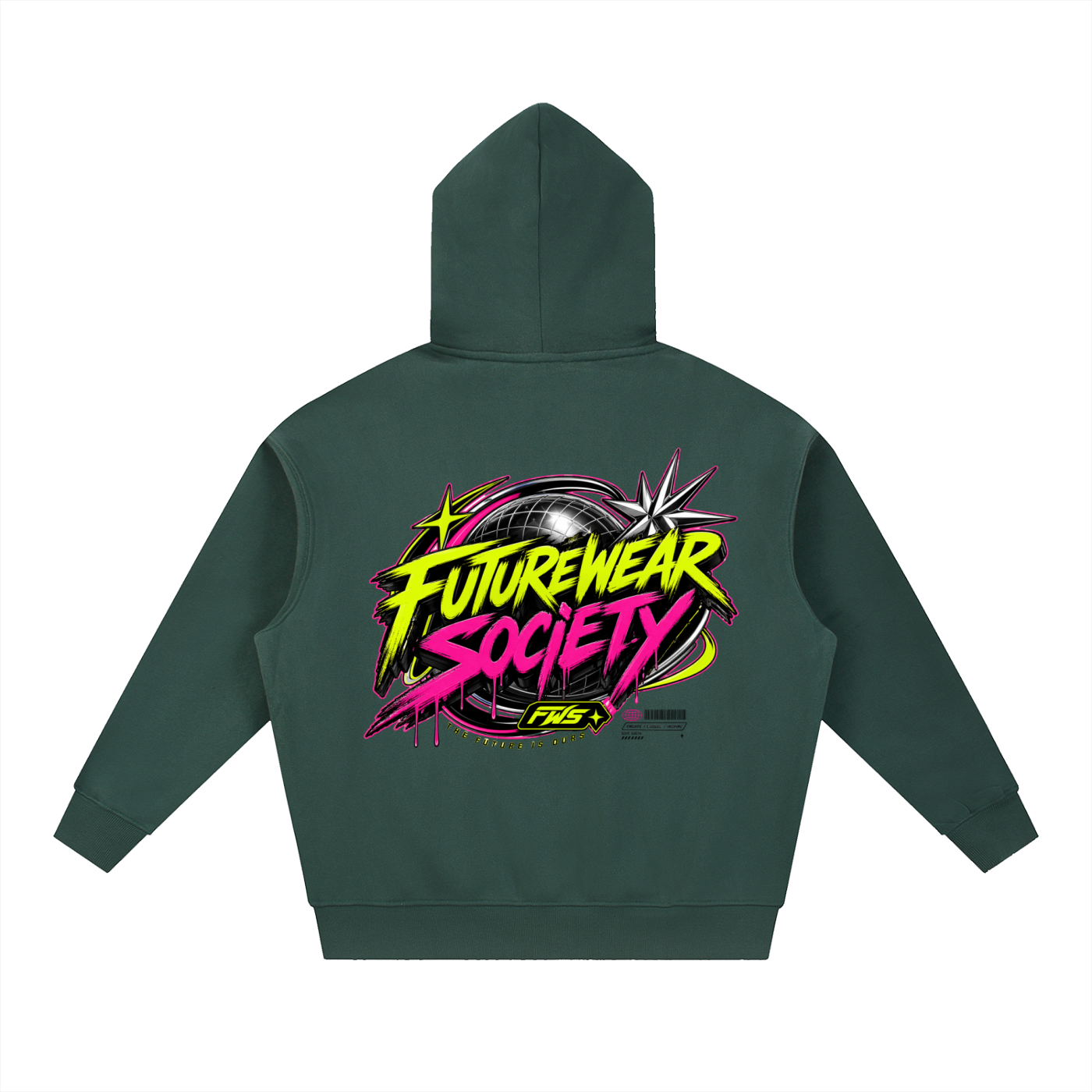 Essential Oversized Boxy Fit Fleece Hoodie