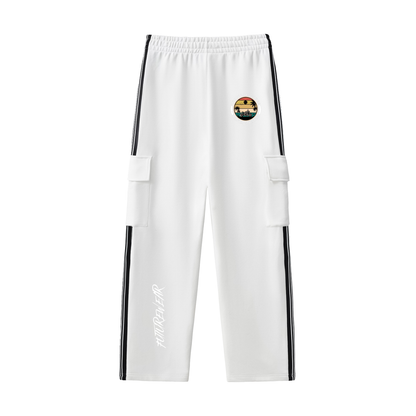 Side Stripe Straight-Leg Pants
