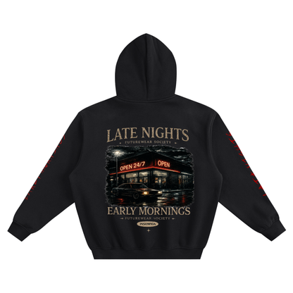 Fleeced Boxy Hoodie