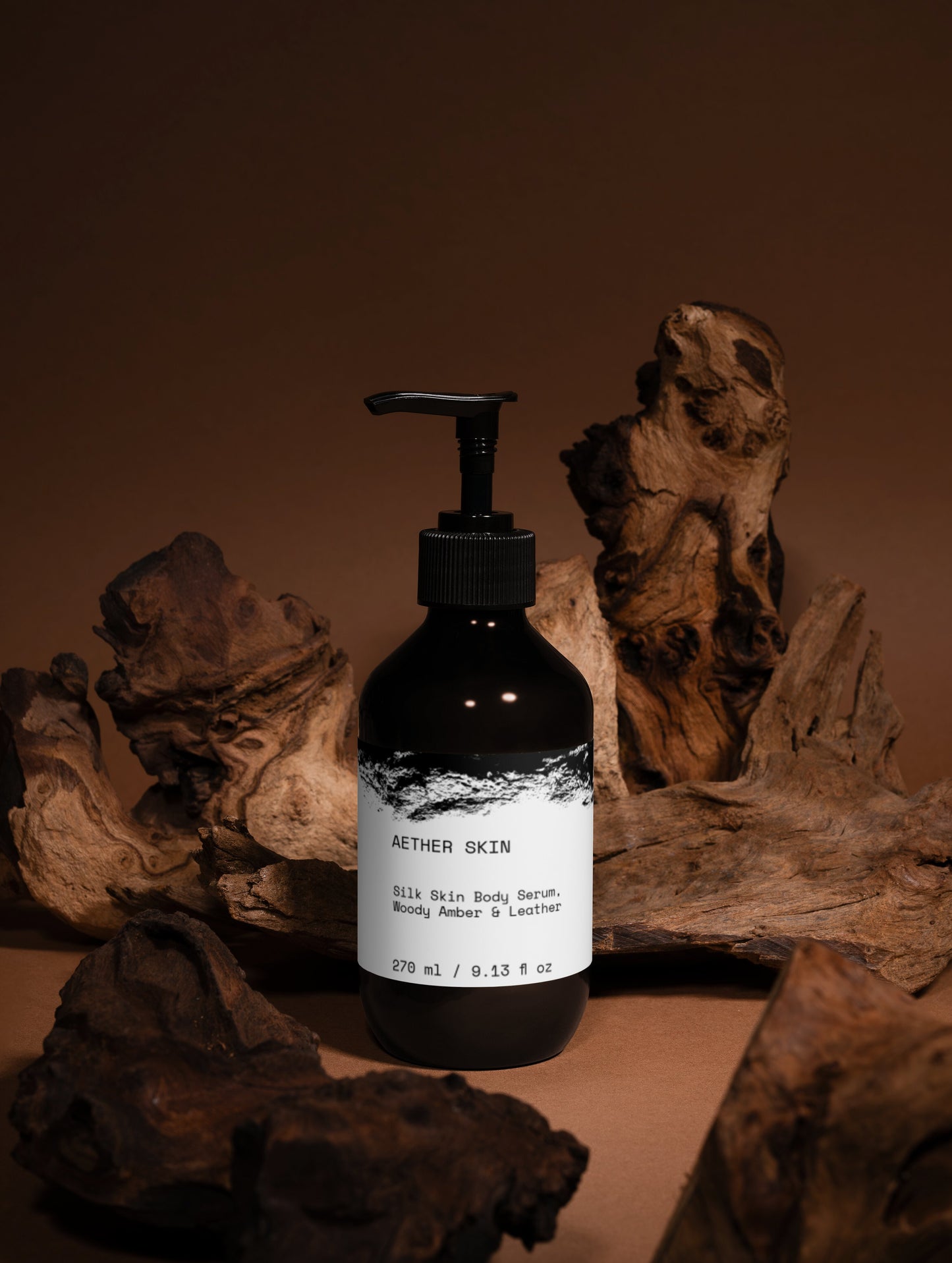 Silk Skin Body Serum, Woody Amber & Leather