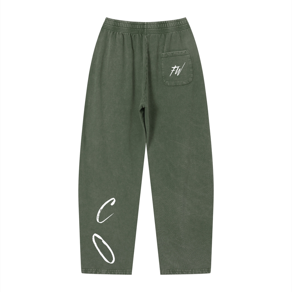 Unisex Vintage Wash Loose Sweatpants