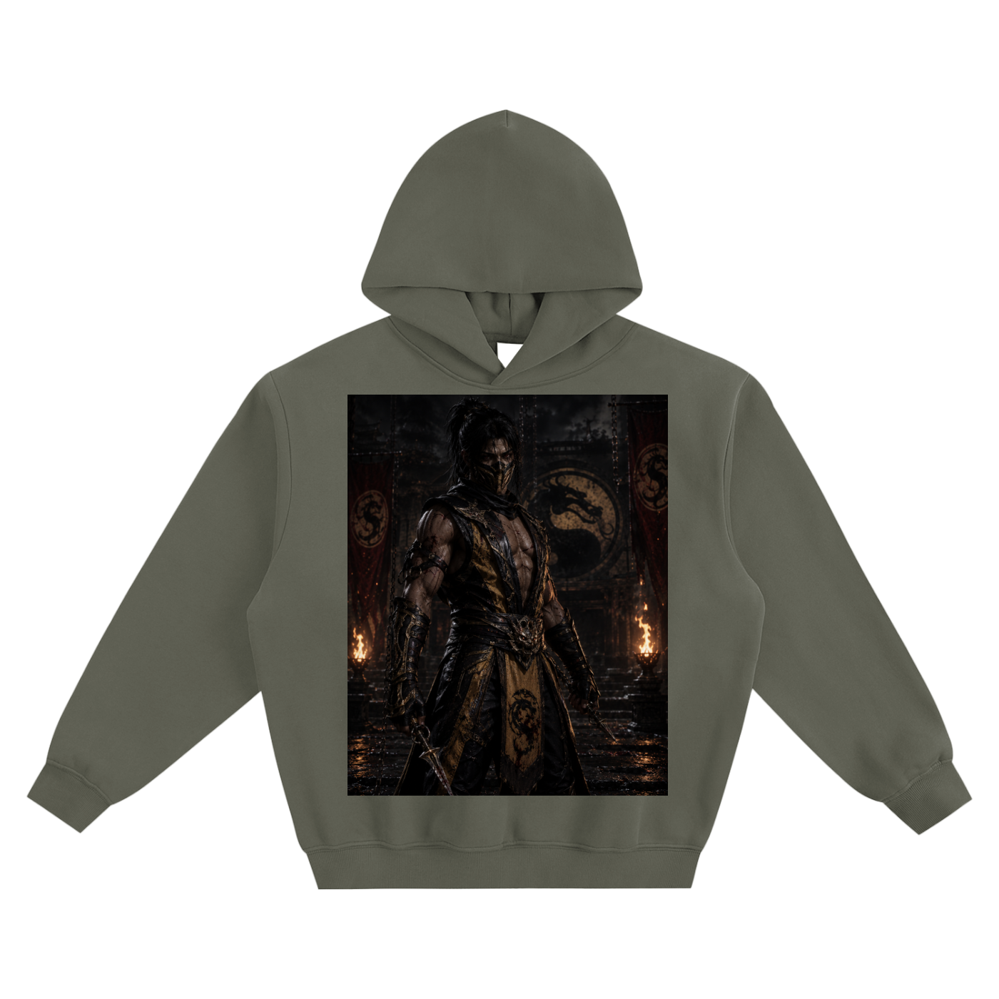 Fleeced Boxy Hoodie