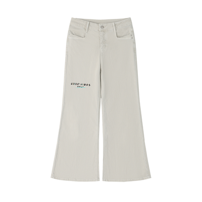 Women's Vintage Wash Flared Leg Jeans