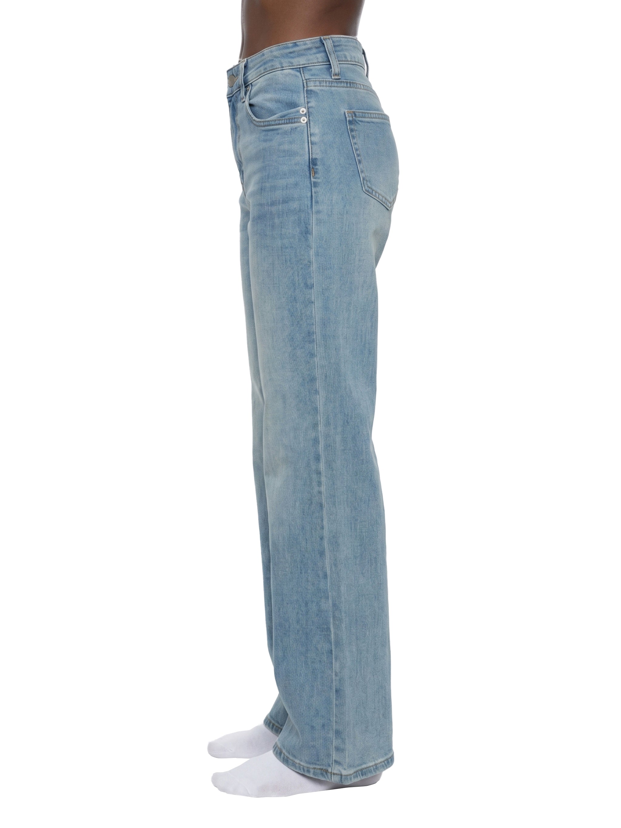 Women's Vintage Wash Flared Leg Jeans