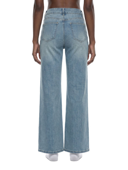 Women's Vintage Wash Flared Leg Jeans